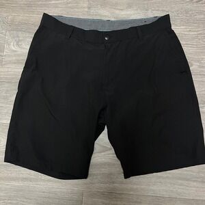 Tapa Hawaii USA Hybrid Shorts Water Resistant‎ Golf Casual Black 38